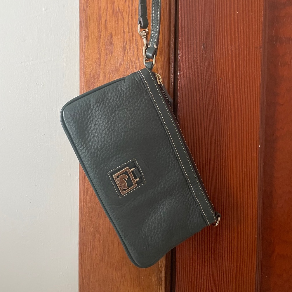 Dooney & Bourke Pebble Leather Wristlet